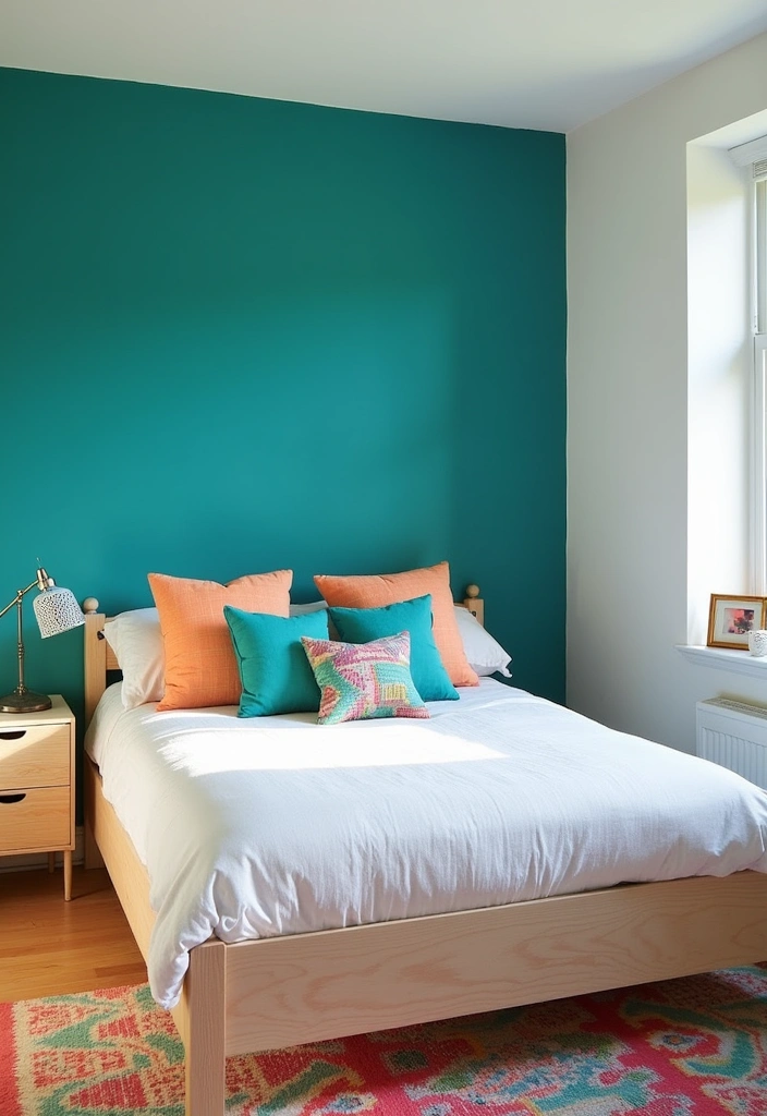 15 Stunning Bedroom Decor Transformations Under $100 (You Won't Believe #3!) - 3. The Incredible Color Pop (You Won't Believe #3!)