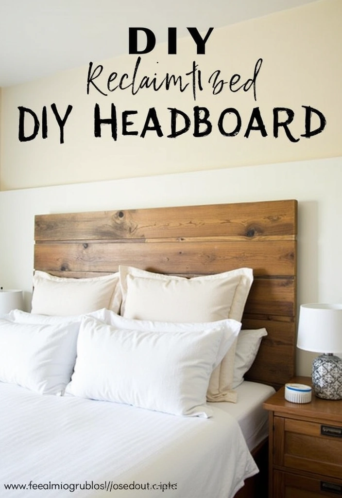 15 Stunning Bedroom Decor Transformations Under $100 (You Won't Believe #3!) - 7. DIY Headboard Haven