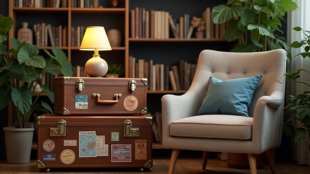 18 Jaw-Dropping Upcycled Furniture Ideas That Will Inspire Your Next Project (Check Out #14!) - 1. Vintage Suitcase Side Table