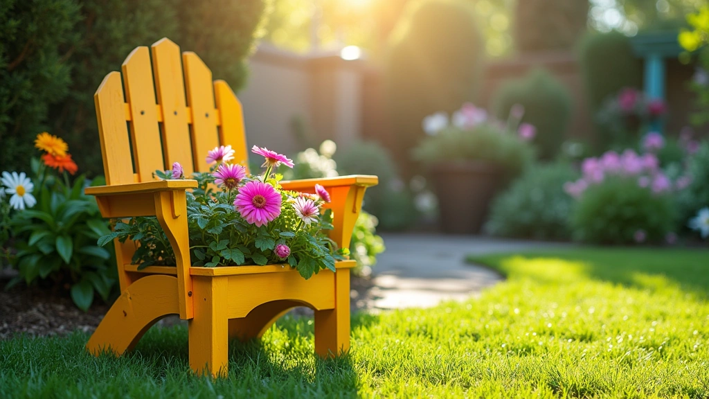 18 Jaw-Dropping Upcycled Furniture Ideas That Will Inspire Your Next Project (Check Out #14!) - 3. Upcycled Chair Planter