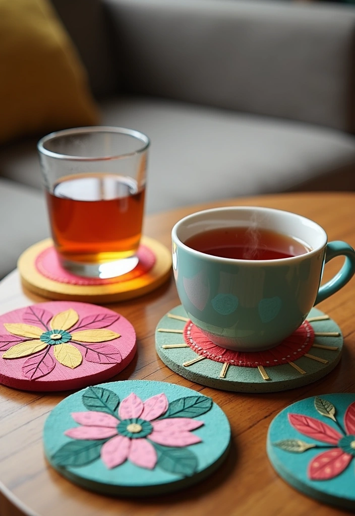 21 Heartfelt DIY Gifts That'll Make Your Friends and Family Love You Even More! - 12. DIY Coasters