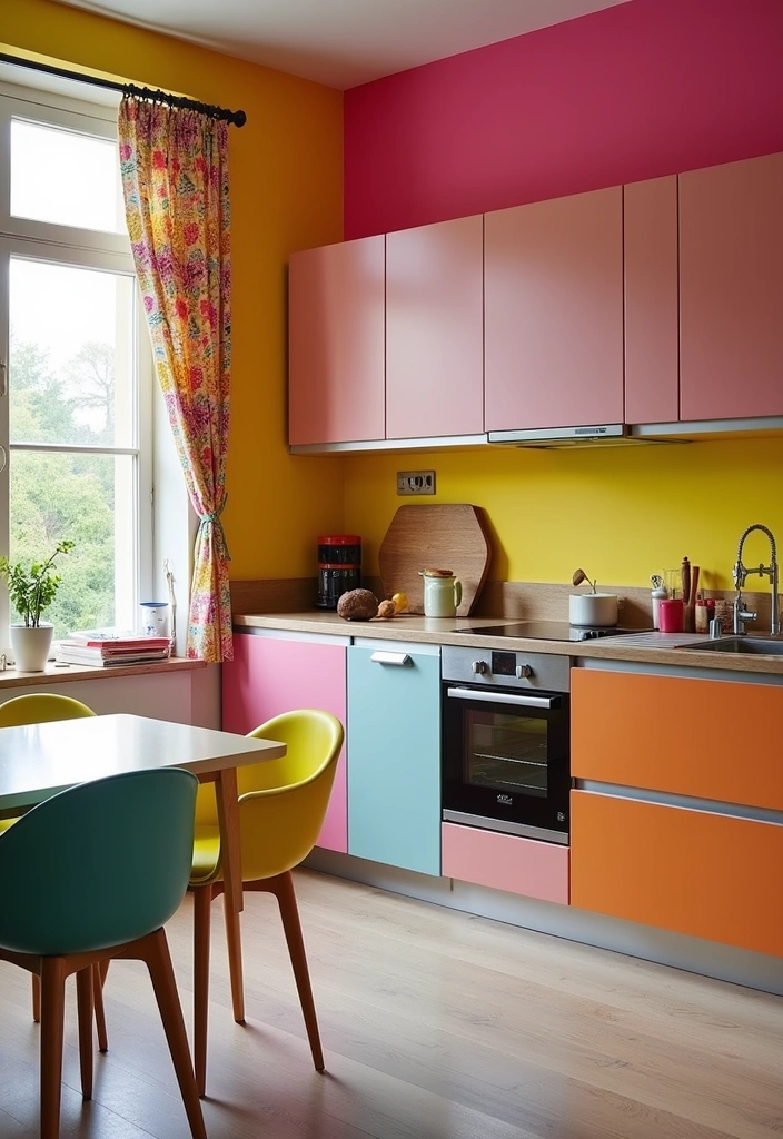 22 Modern Kitchen Styling Tips That'll Make You Want to Cook Every Day (#14 Will Inspire You!) - 2. Go Bold with Color