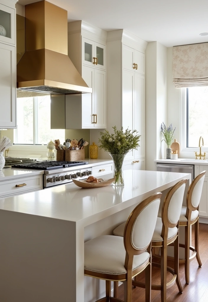 22 Modern Kitchen Styling Tips That'll Make You Want to Cook Every Day (#14 Will Inspire You!) - 7. Add a Touch of Glam