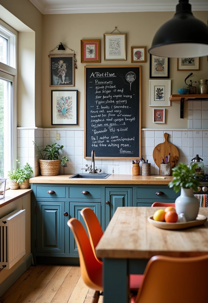 22 Modern Kitchen Styling Tips That'll Make You Want to Cook Every Day (#14 Will Inspire You!) - 9. Personalize with Art