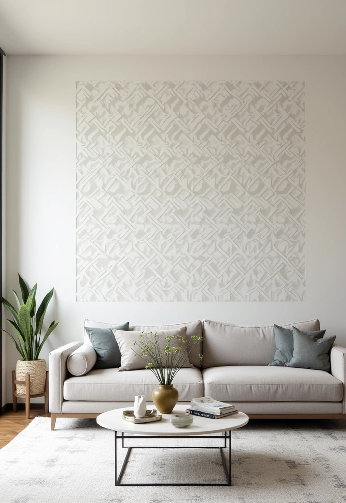 25 Easy DIY Home Decor Projects That Look Like a Million Bucks! - 2. Stenciled Accent Wall