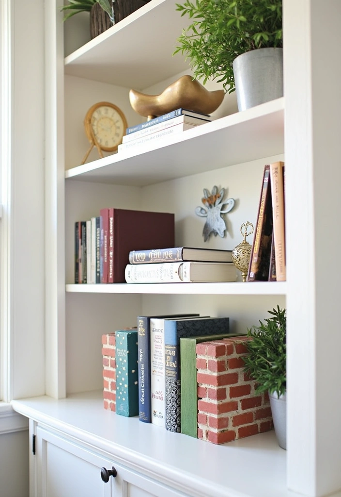 25 Easy DIY Home Decor Projects That Look Like a Million Bucks! - 21. Unique Bookends