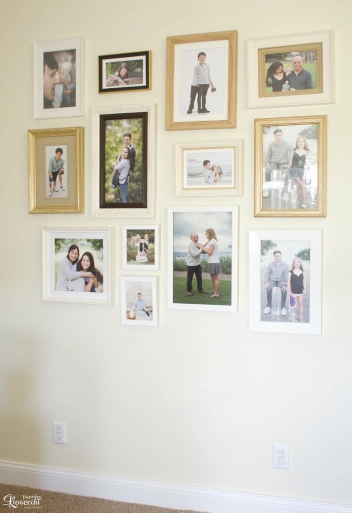 25 Easy DIY Home Decor Projects That Look Like a Million Bucks! - 7. Custom Photo Frames