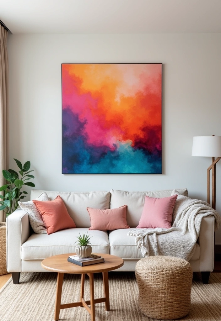 25 Stunning DIY Home Decor Projects That'll Transform Your Space on a Budget! - 11. DIY Wall Art with Canvas