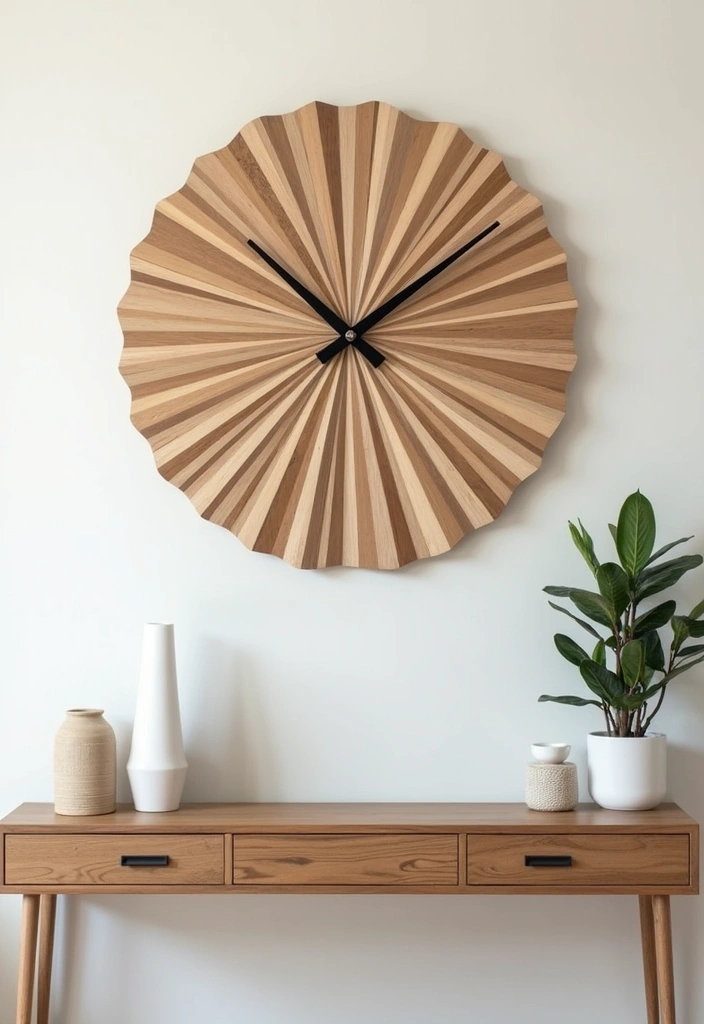 25 Stunning DIY Home Decor Projects That'll Transform Your Space on a Budget! - 17. DIY Wall Clock
