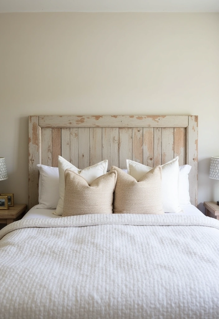 25 Stunning DIY Home Decor Projects That'll Transform Your Space on a Budget! - 19. Repurposed Door Headboard