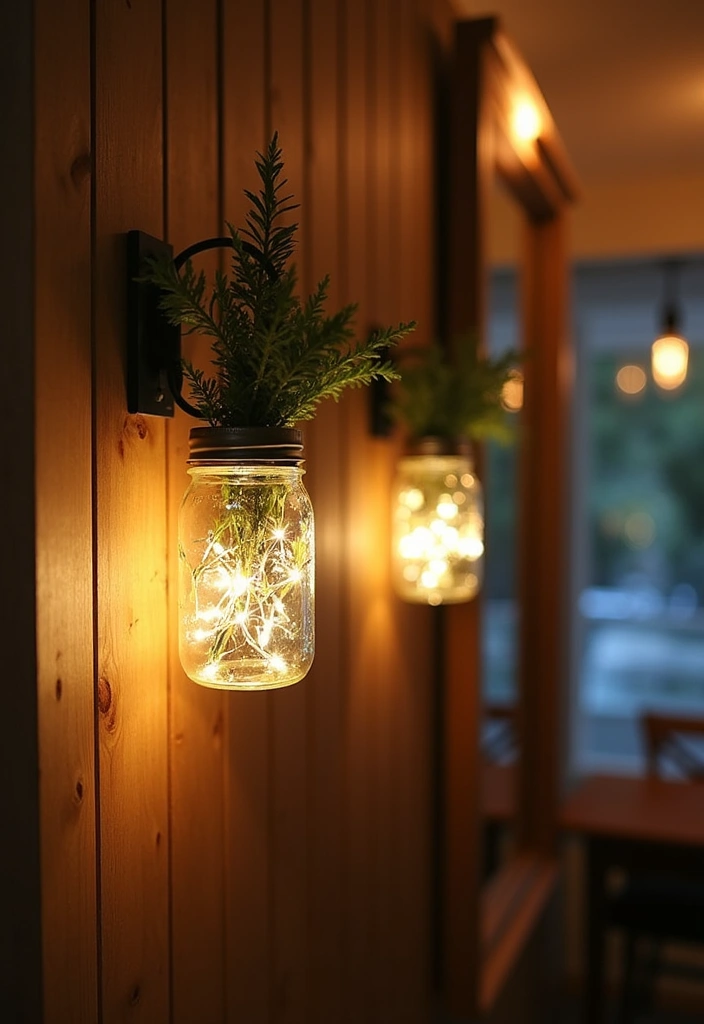 25 Stunning DIY Home Decor Projects That'll Transform Your Space on a Budget! - 2. Elegant Mason Jar Sconces