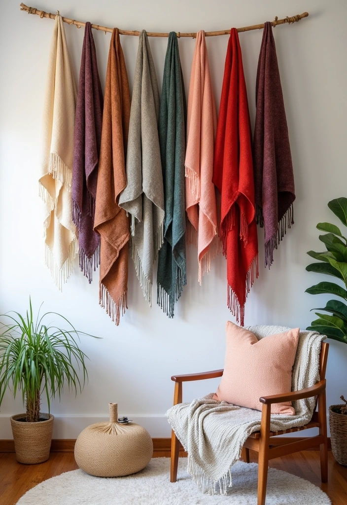 25 Stunning DIY Home Decor Projects That'll Transform Your Space on a Budget! - 3. Cozy Fabric Wall Hangings