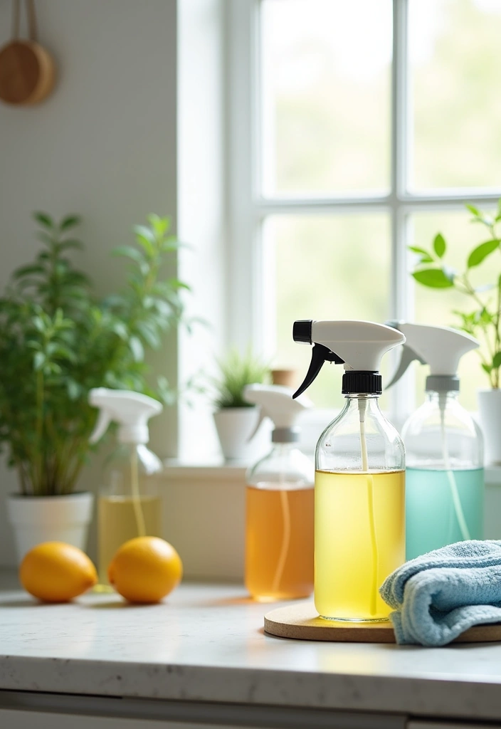 20 Eco-Friendly Kitchen Ideas That'll Help You Go Green (And Save the Planet!) - 14. Natural Cleaning Products