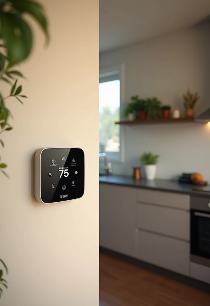 20 Eco-Friendly Kitchen Ideas That'll Help You Go Green (And Save the Planet!) - 16. Smart Thermostat