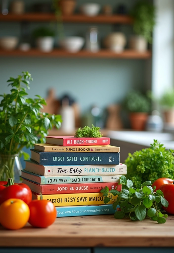 20 Eco-Friendly Kitchen Ideas That'll Help You Go Green (And Save the Planet!) - 18. Plant-Based Cookbooks