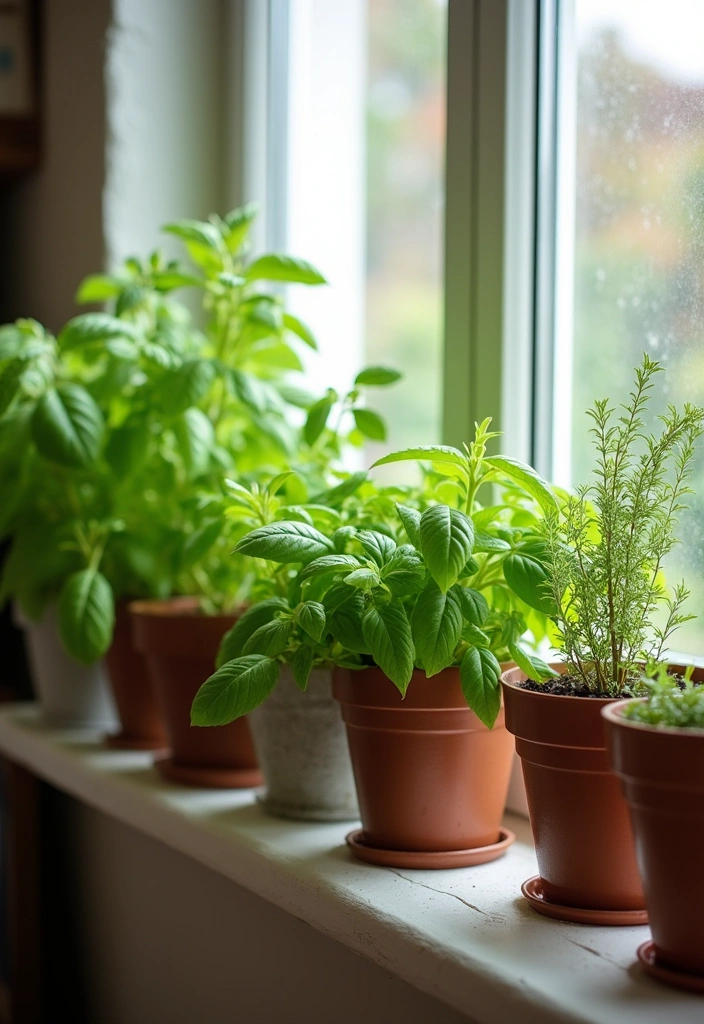 20 Eco-Friendly Kitchen Ideas That'll Help You Go Green (And Save the Planet!) - 4. Herb Garden