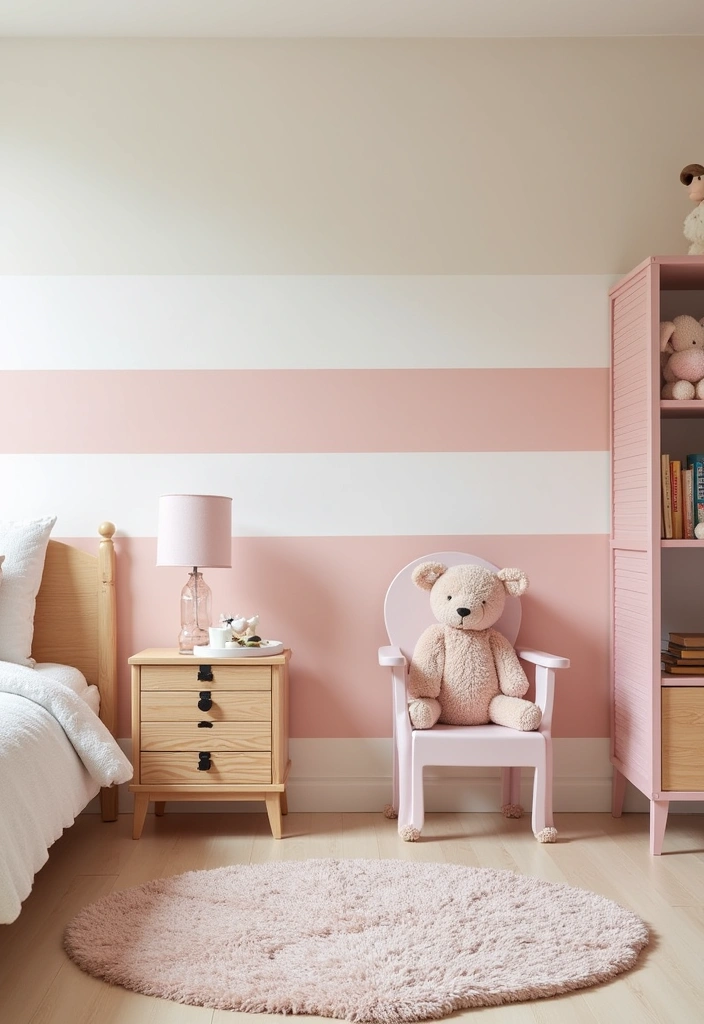 22 Kids Room Paint Ideas That Will Make Bedtime a Dream (Don't Miss #10!) - 13. Classic Stripes