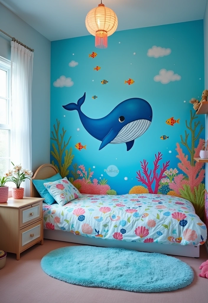 22 Kids Room Paint Ideas That Will Make Bedtime a Dream (Don't Miss #10!) - 4. Under the Sea