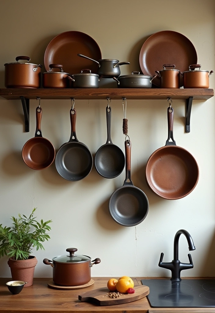 25 Kitchen Hacks That Will Transform Your Space and Blow Your Mind! - 7. Vertical Storage for Pots and Pans